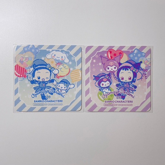 Doremi X Sanrio Square Coasters Set of 2 - Picture 1 of 3